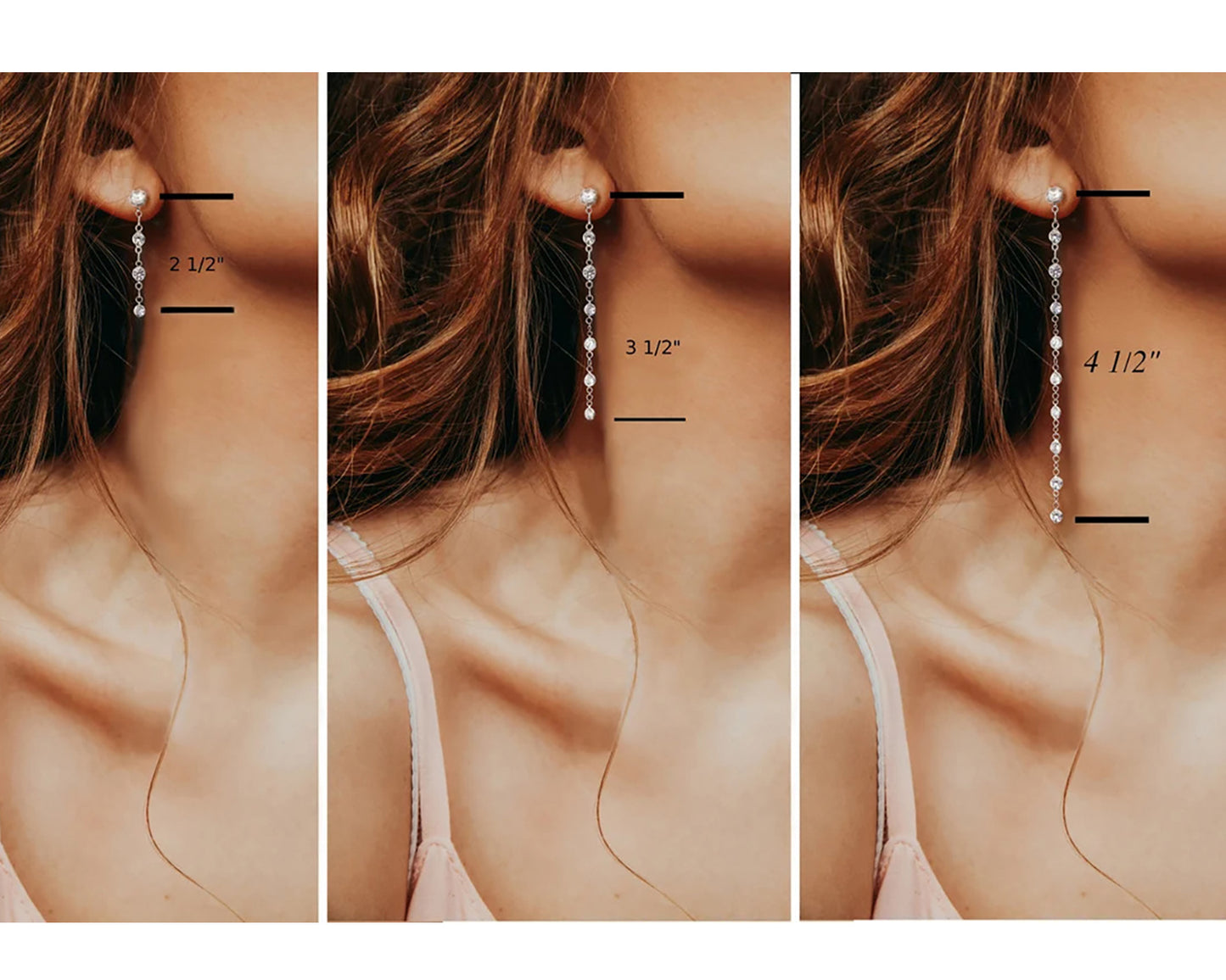 Crystal Duster Earrings 2-in-1