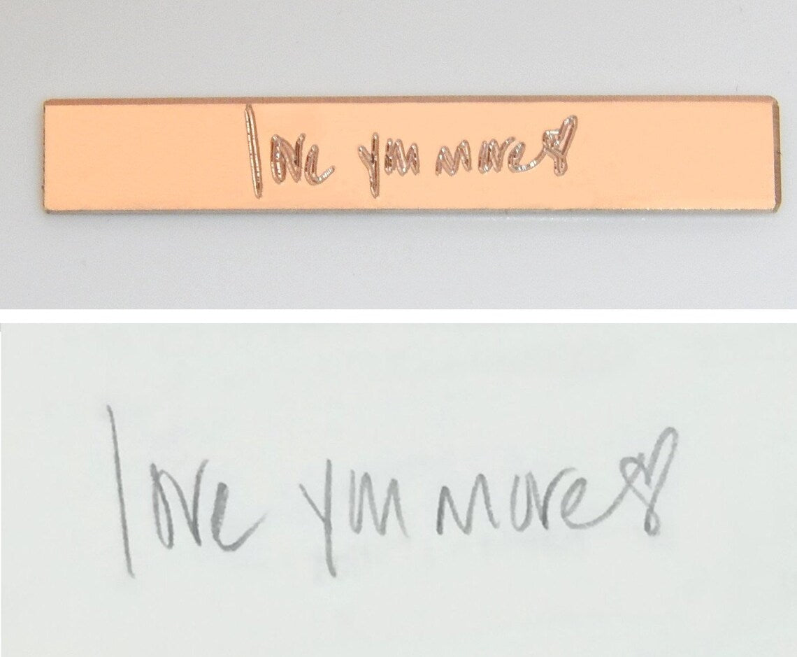 Family Keepsake, Personalized Handwriting Necklace