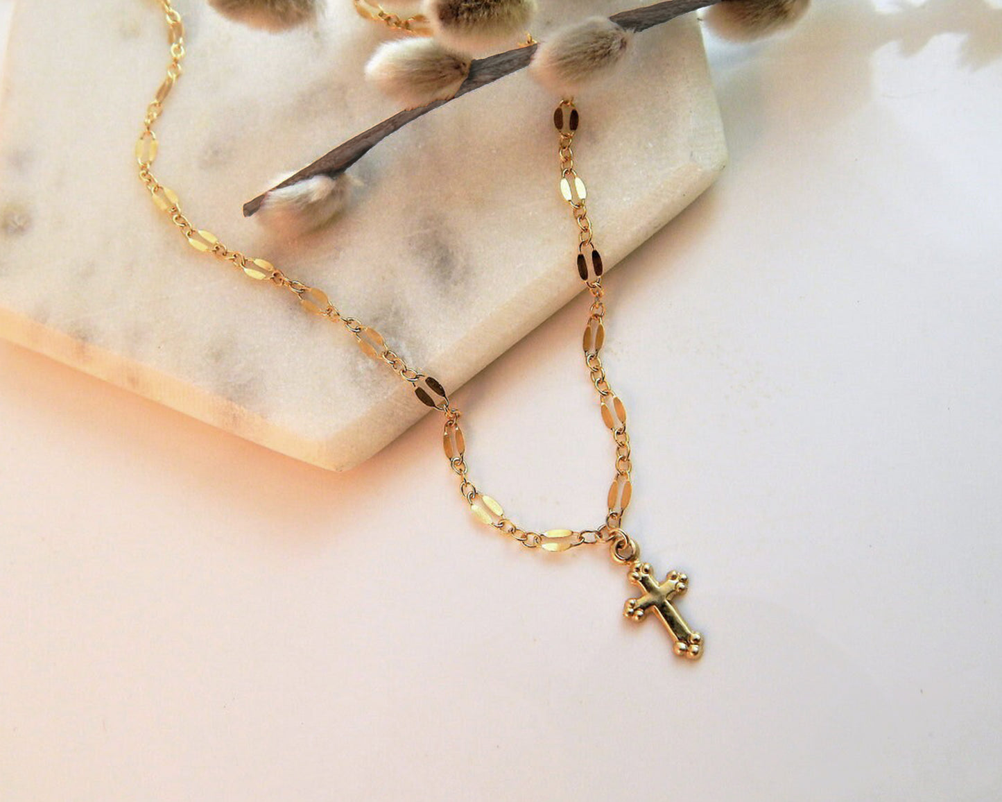 Dainty Vintage Cross