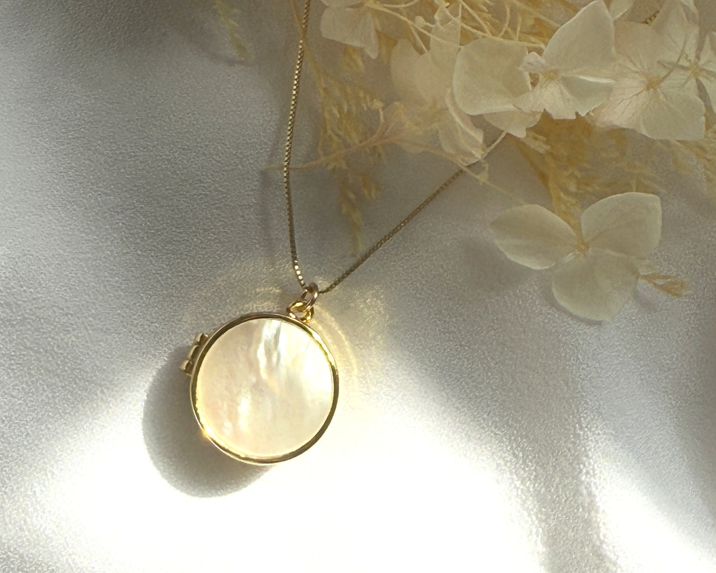 Mother of Pearl Locket