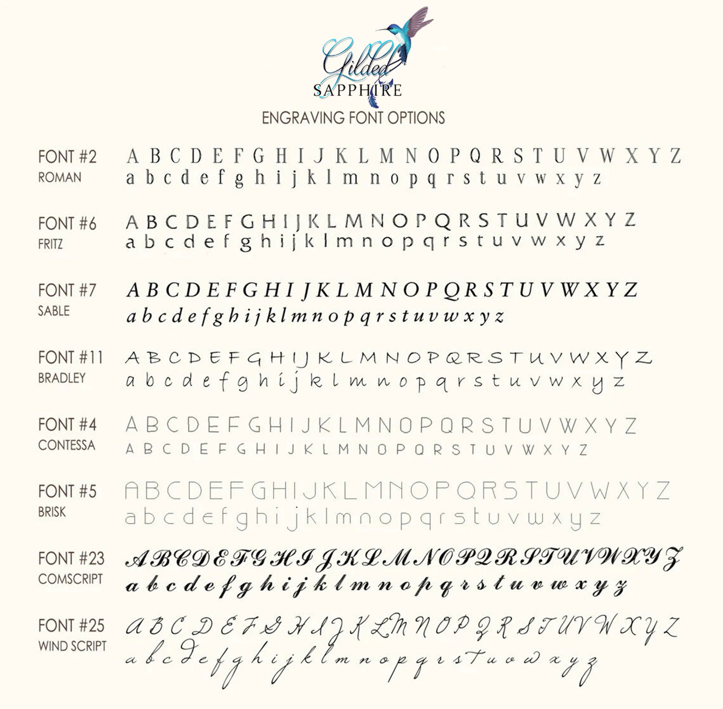 Engraved Handwriting Necklace