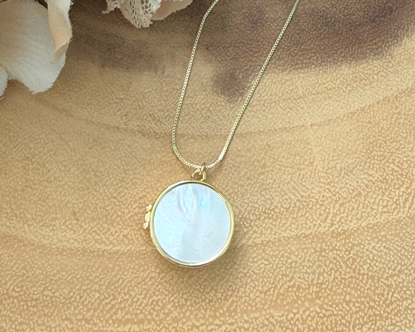 Mother of Pearl Locket