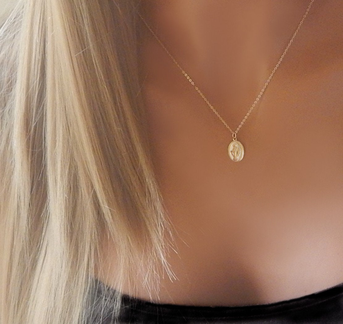 Virgin Mary Necklace