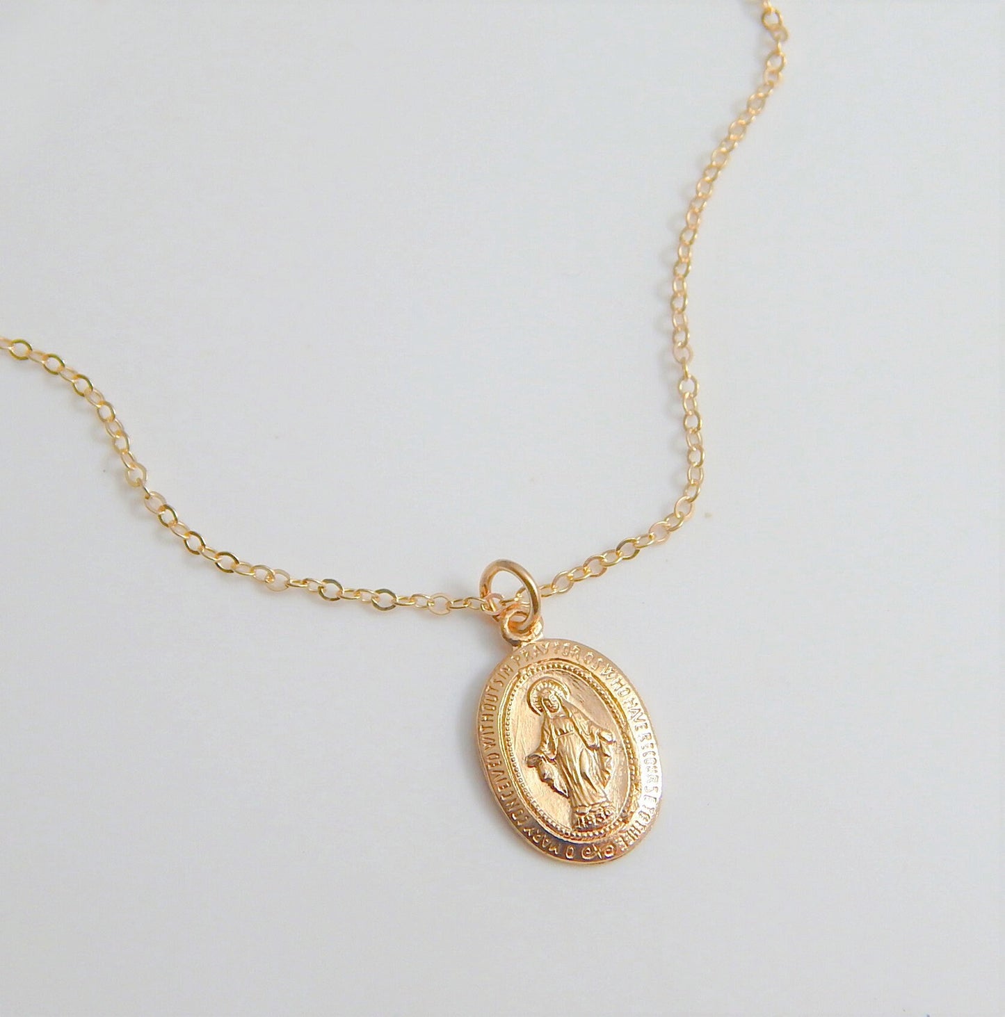 Virgin Mary Necklace