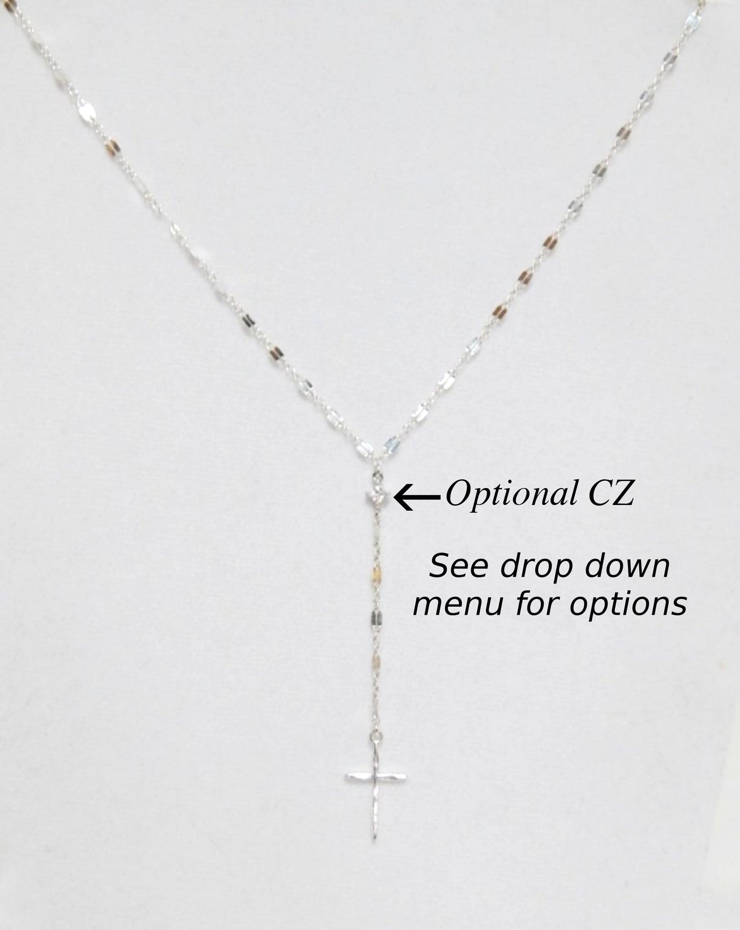 Mary Cross Necklace