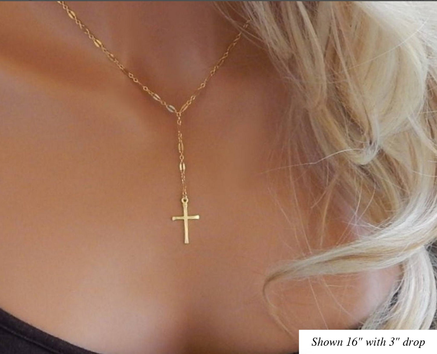 Mary Cross Necklace