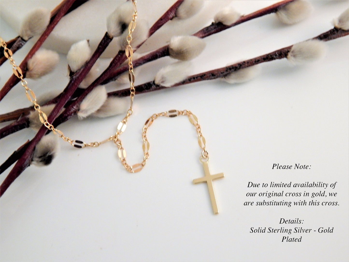 Mary Cross Necklace