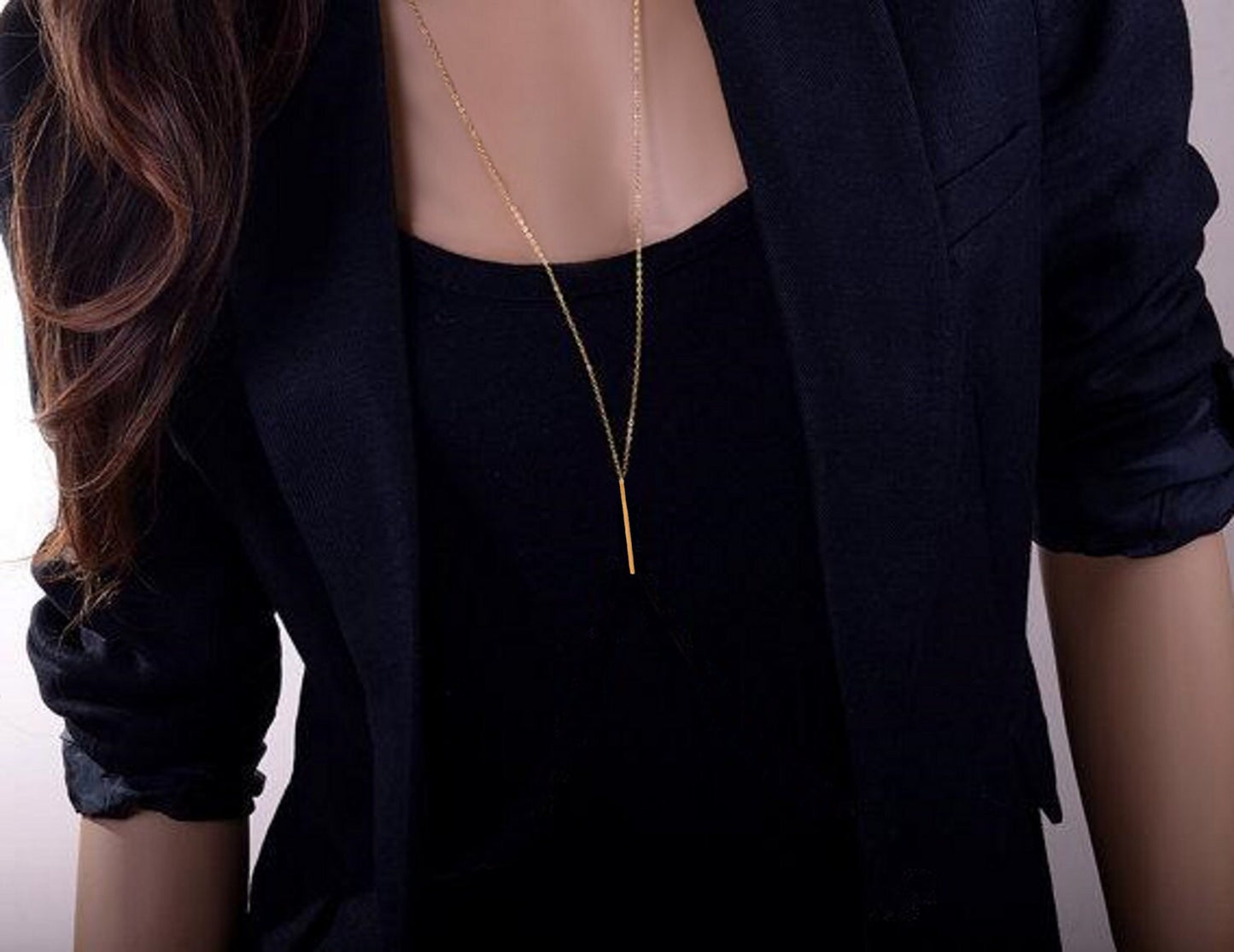 Vertical Bar Necklace