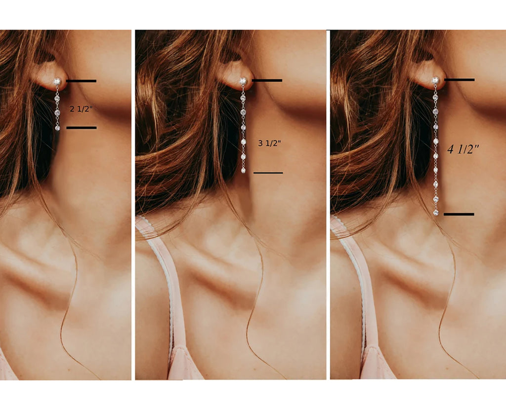 Crystal Duster Earrings 2-in-1
