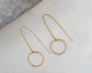 Eternity Circle Earrings