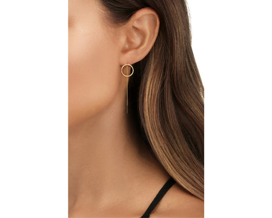 Eternity Circle Earrings