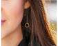 Eternity Circle Earrings