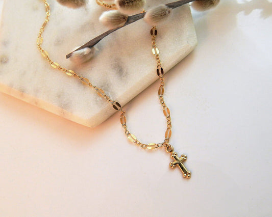 Dainty Vintage Cross