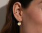 Hammered Disc Earrings