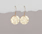 Hammered Disc Earrings