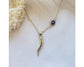 Evil Eye & Italian Horn Necklace