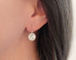 Hammered Disc Earrings