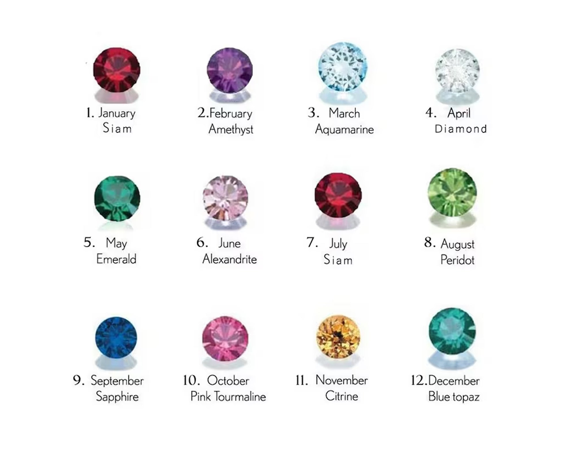 Girls' Satellite Birthstone Necklace