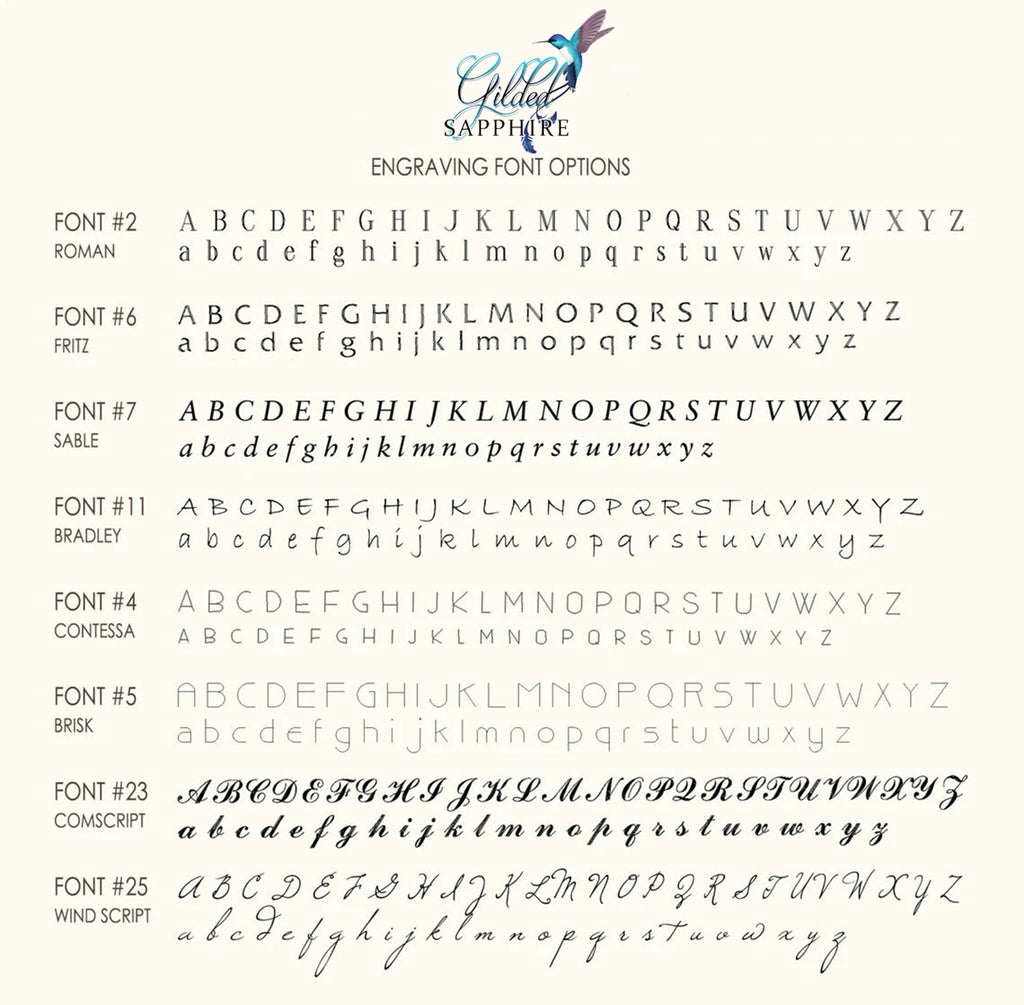 Engraved Handwriting Necklace