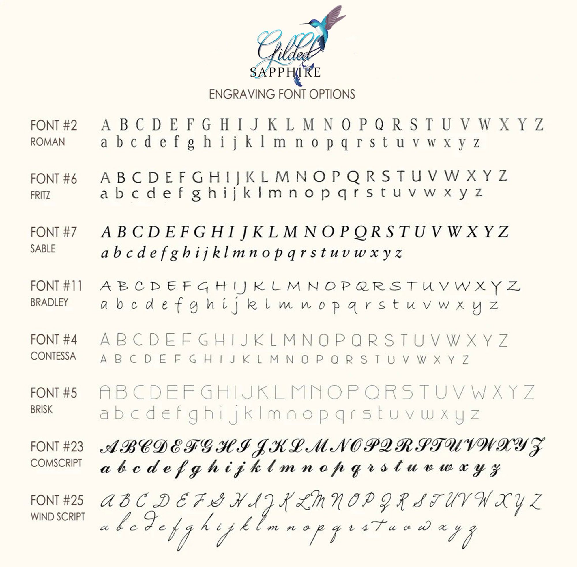 Engraved Handwriting Necklace