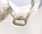 Gold Carabiner Necklace