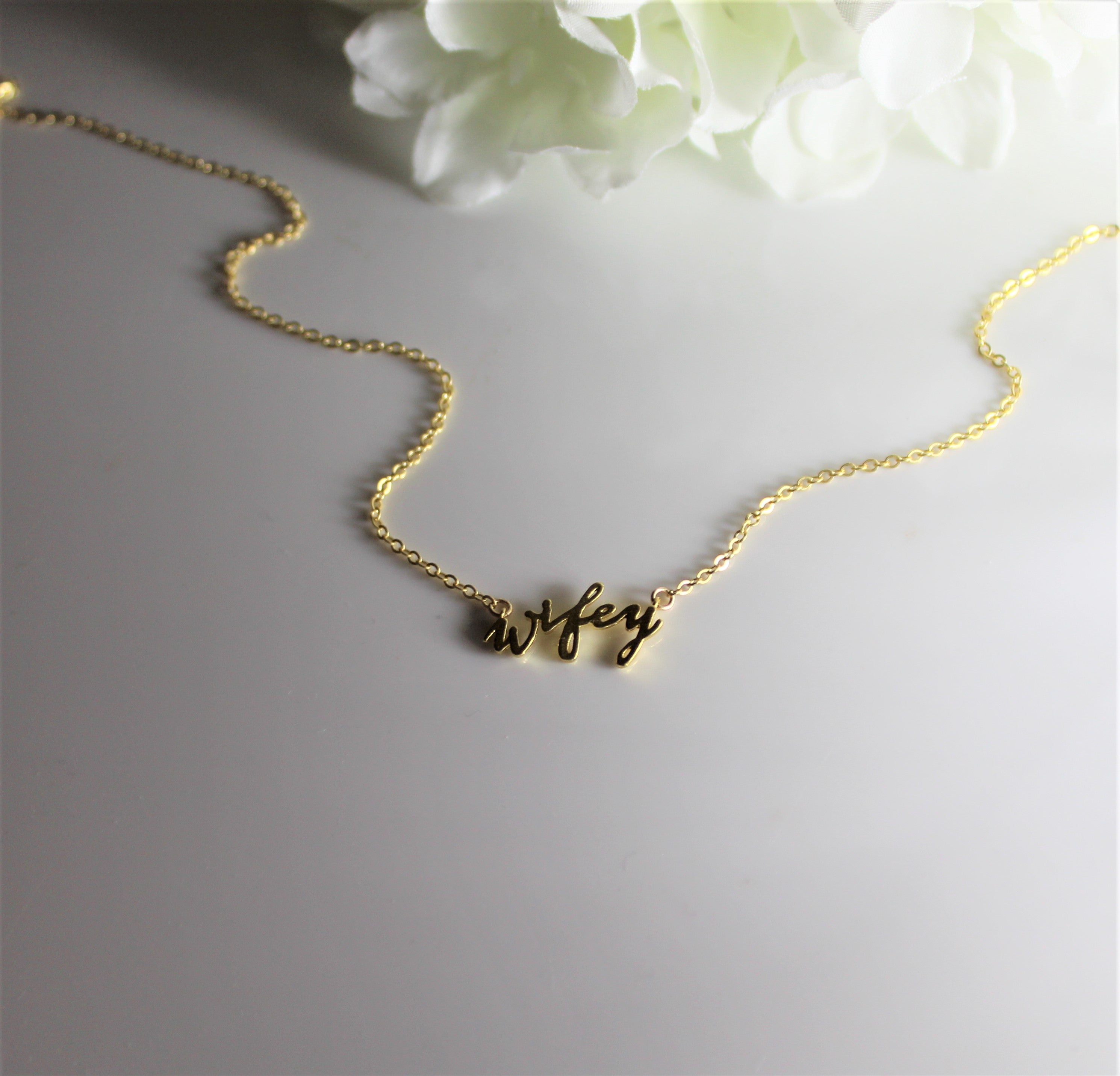 Wifey Necklace