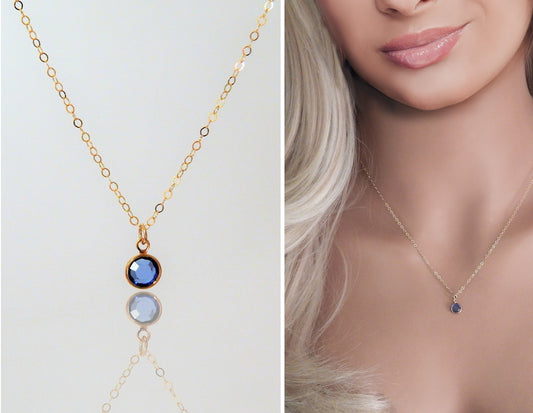 Birthstone Pendants Necklace