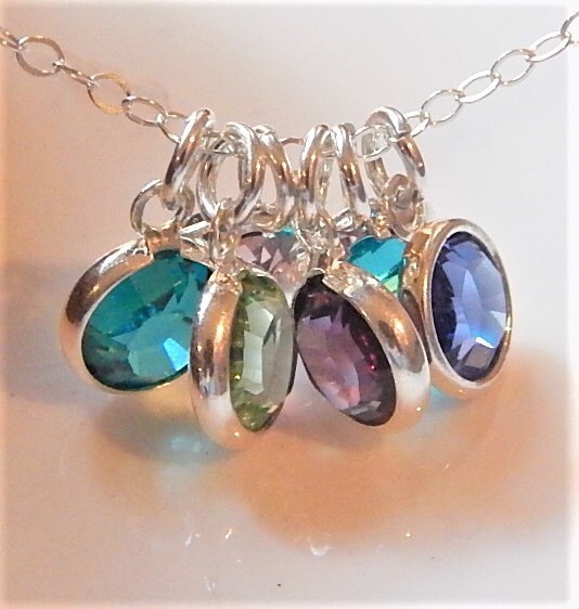 Birthstone Pendants Necklace