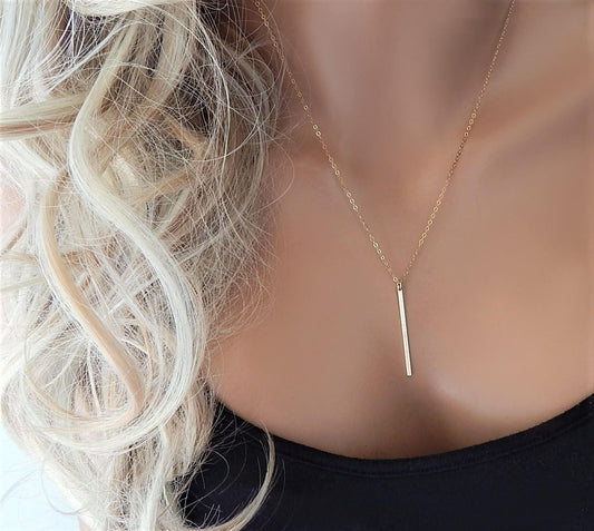 Vertical Bar Necklace