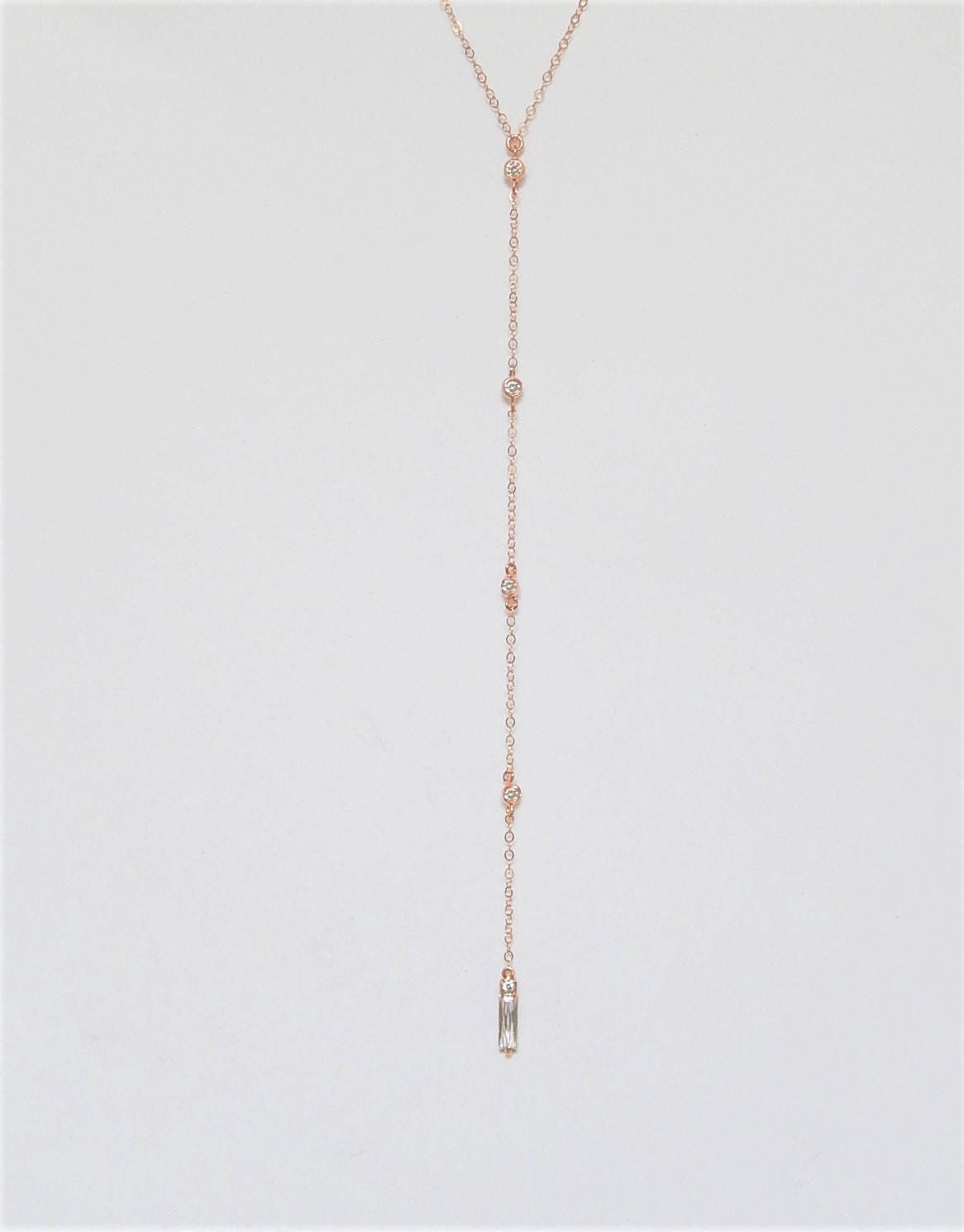 Back Drop Wedding Necklace