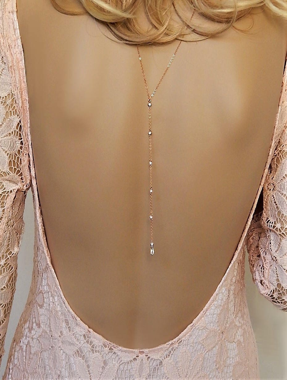 Back Drop Wedding Necklace