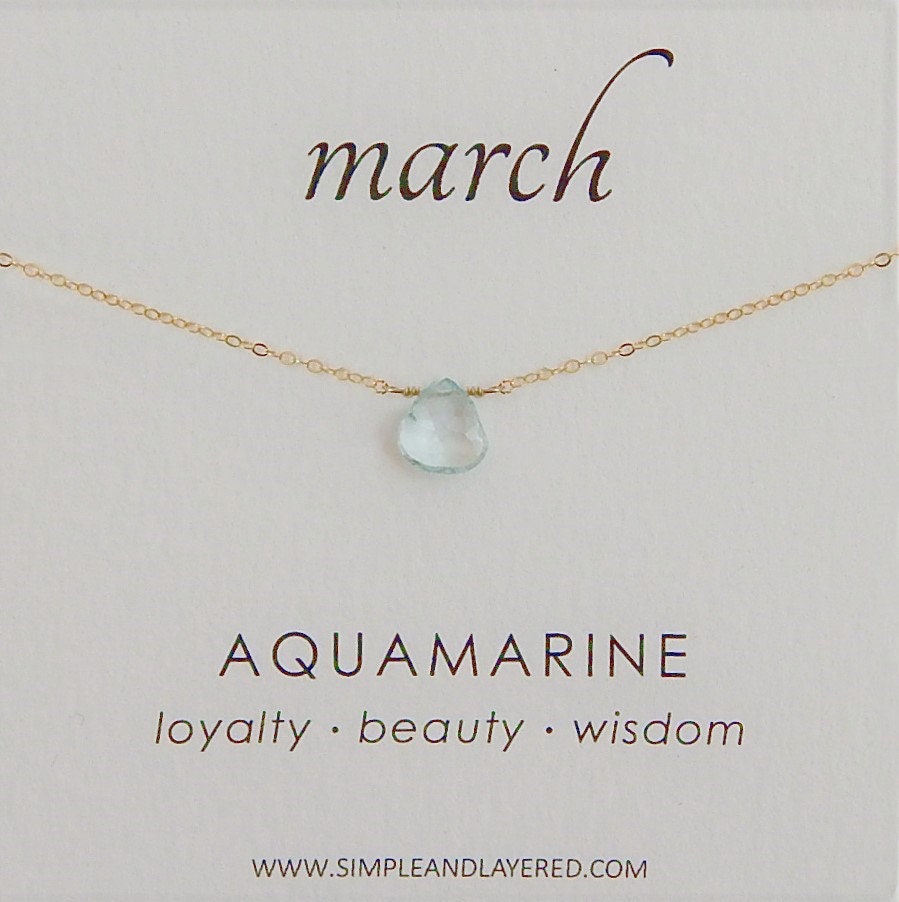 Aquamarine Necklace