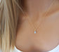 Teardrop Gemstone Necklace