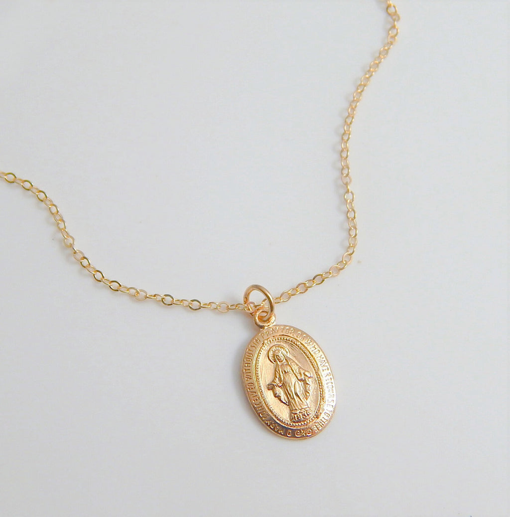 Virgin Mary Necklace