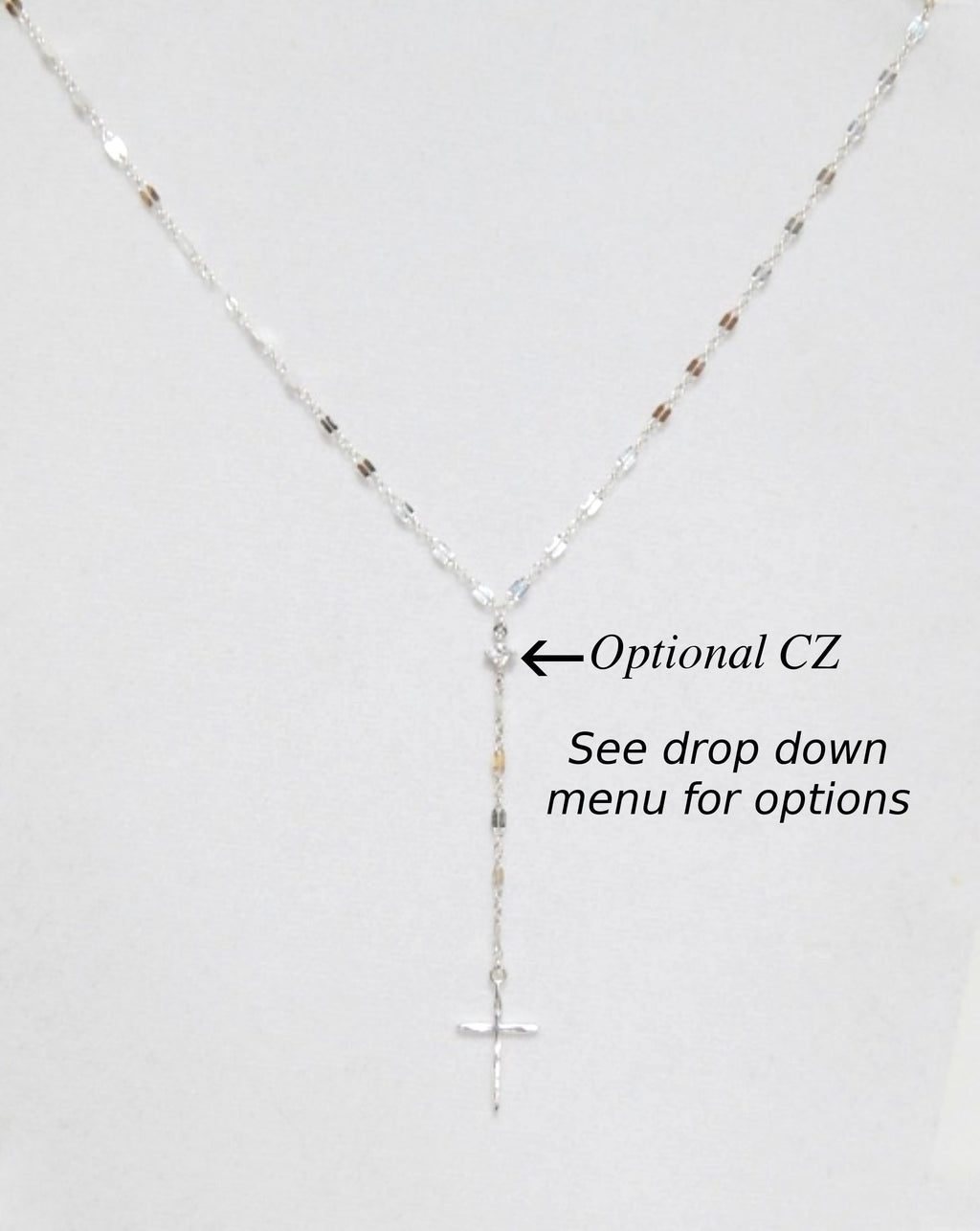 Mary Cross Necklace