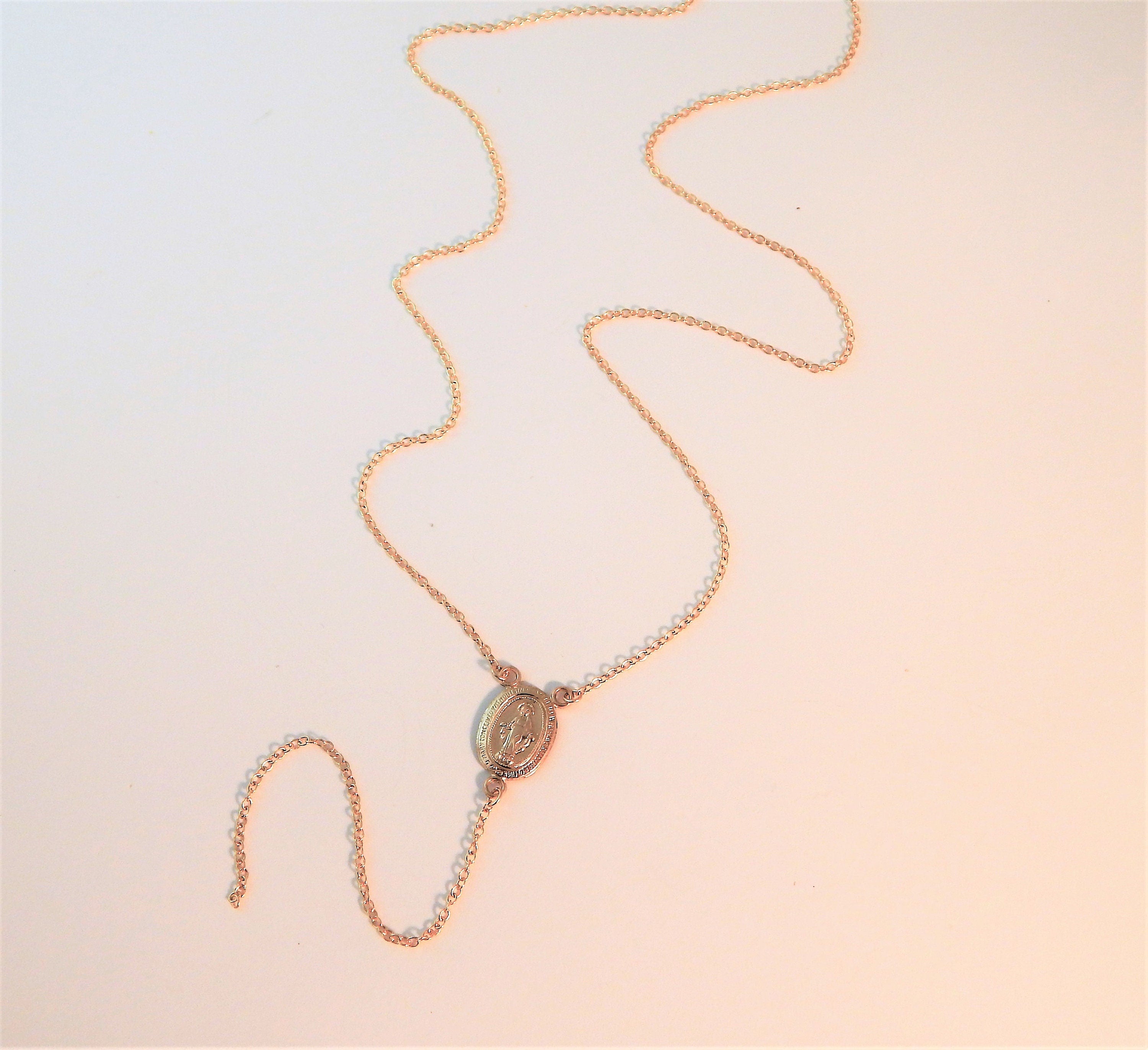 Virgin Mary Layered Necklace Set