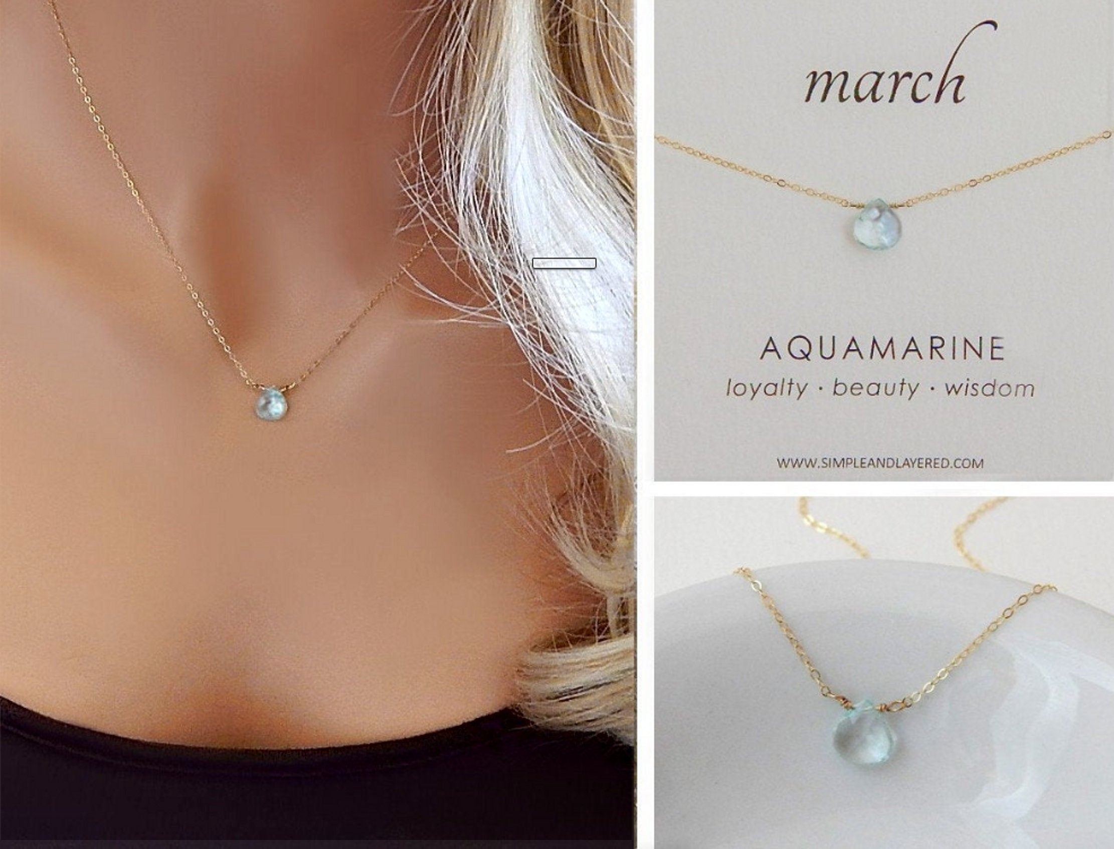 Aquamarine Necklace