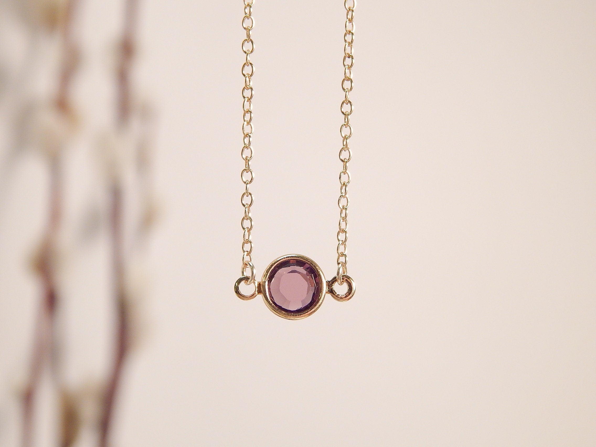 Birthstone Pendants Necklace