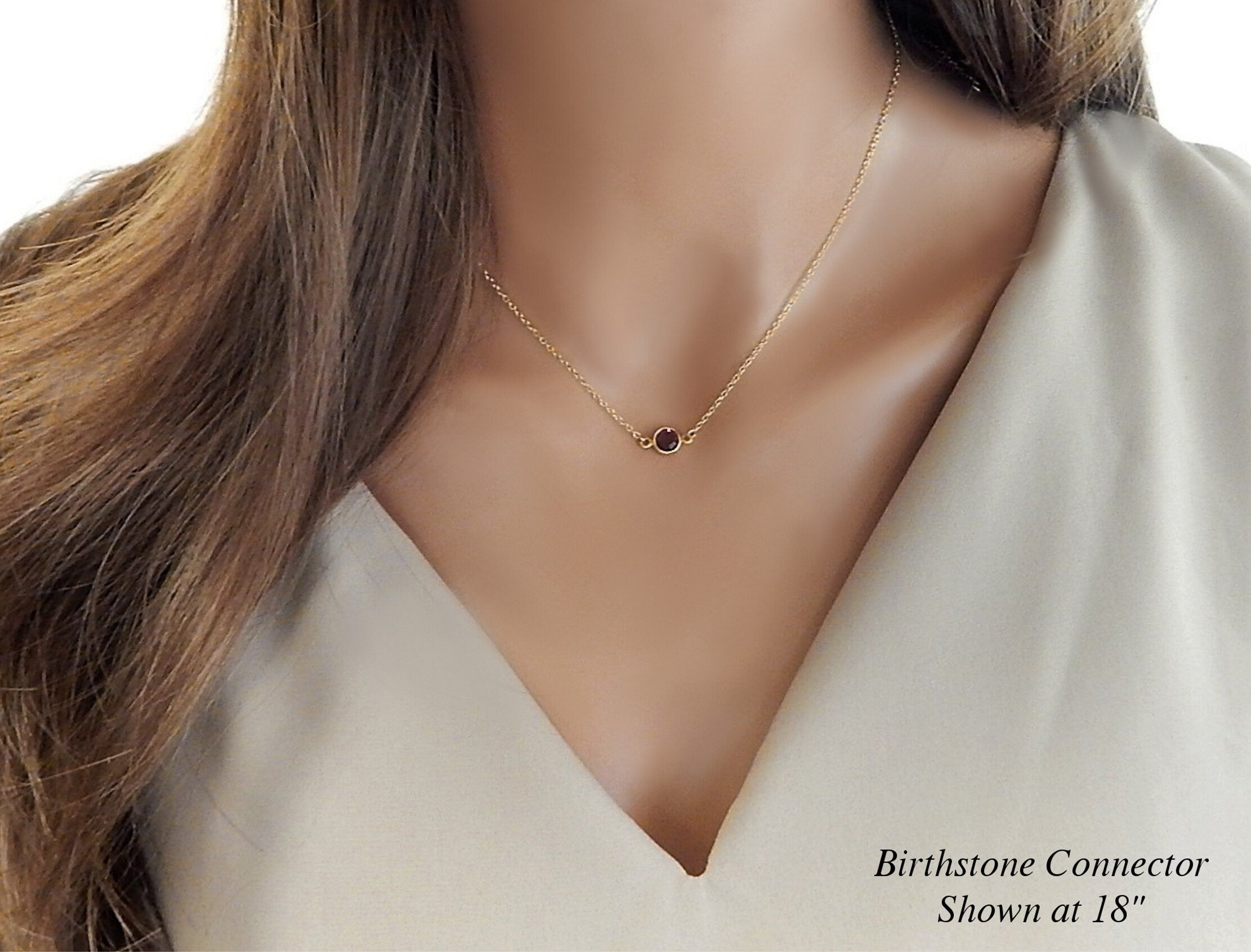 Birthstone Pendants Necklace