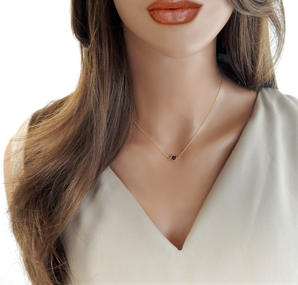 Birthstone Pendants Necklace