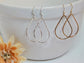 Teardrop Hoop Earrings