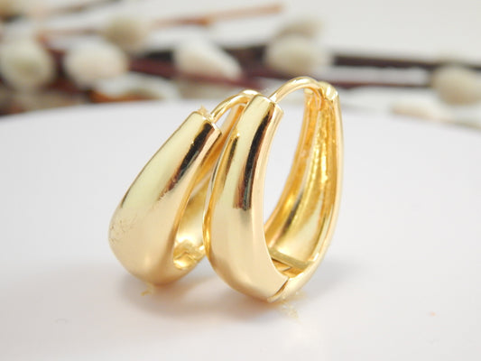 Thick Hoop Earrings