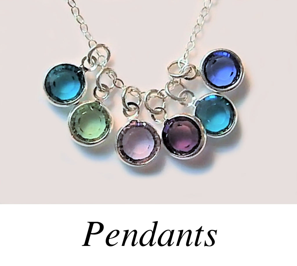 Birthstone Pendants Necklace