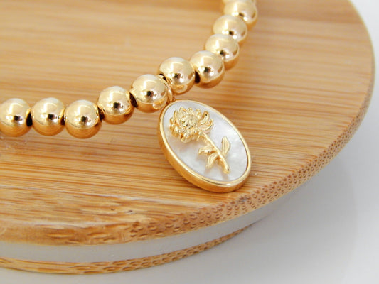 Birth Flower Bracelet