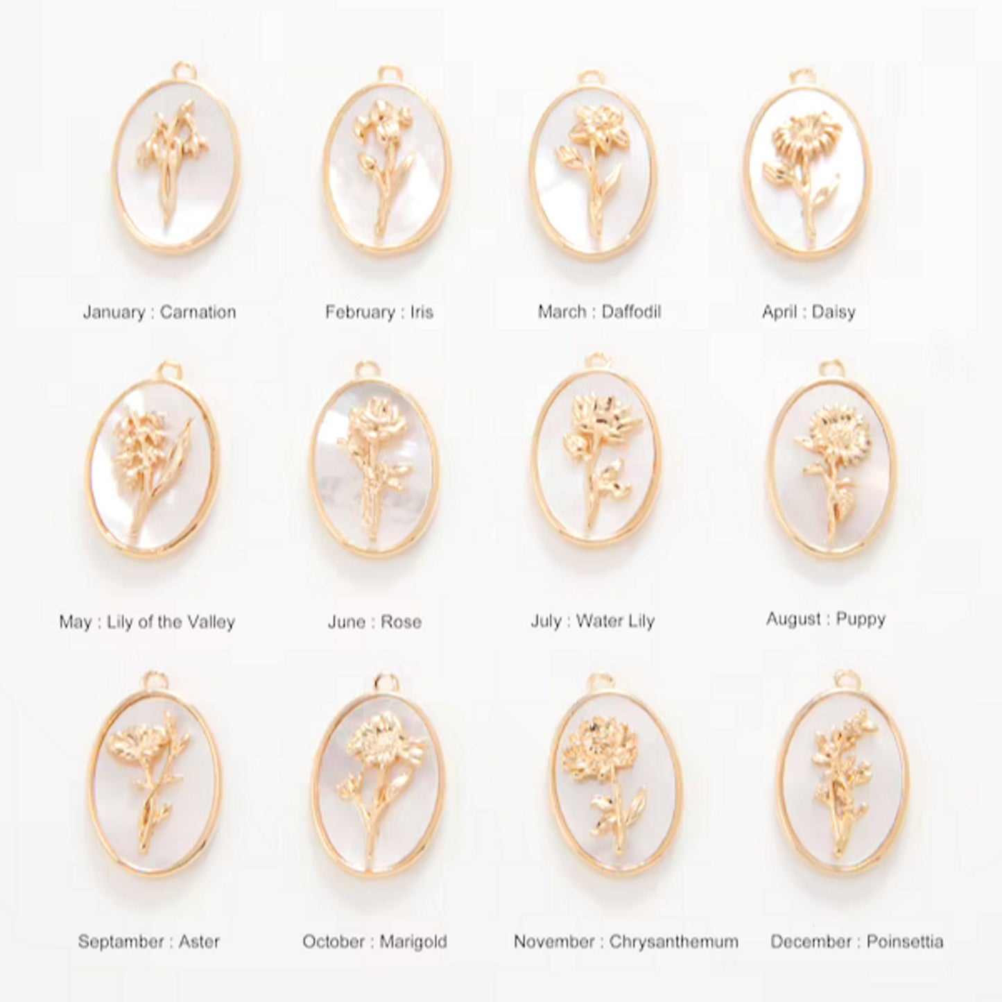 Birth Flower Bracelet