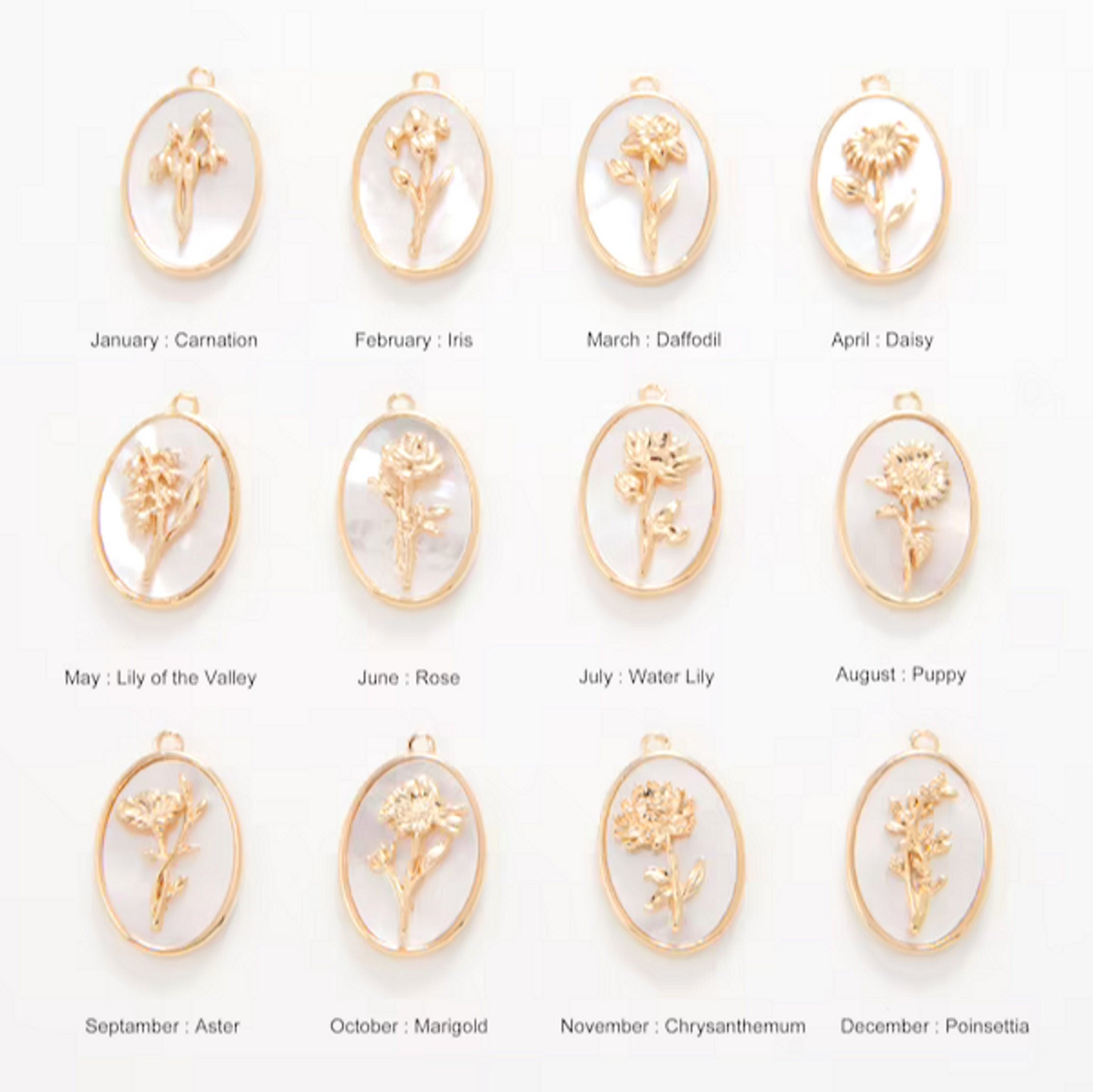 Birth Flower Bracelet