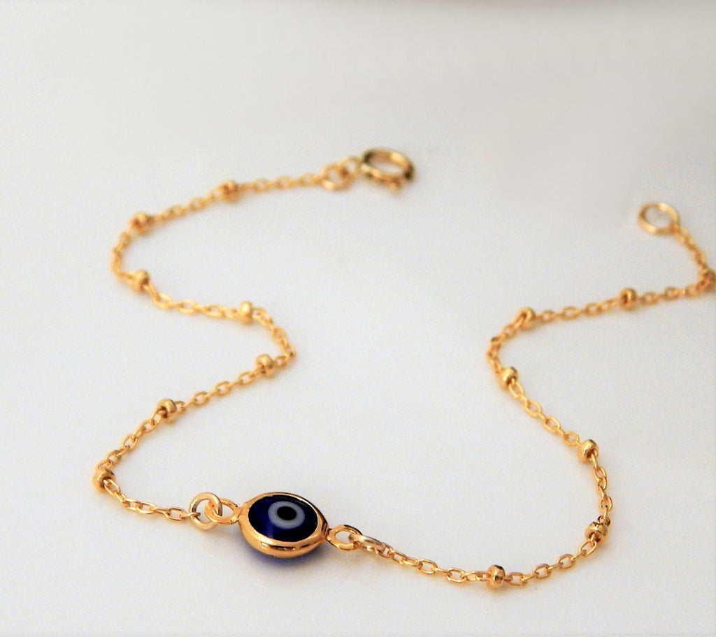 Blue Evil Eye Bracelet