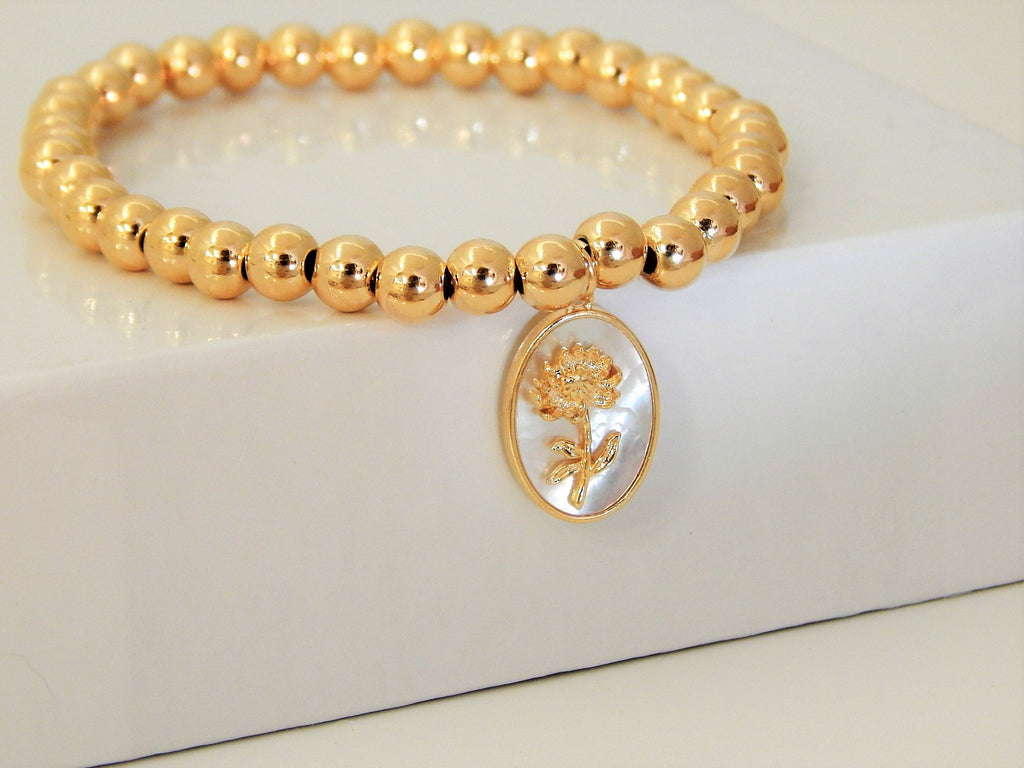Birth Flower Bracelet