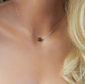 Raw Garnet Necklace